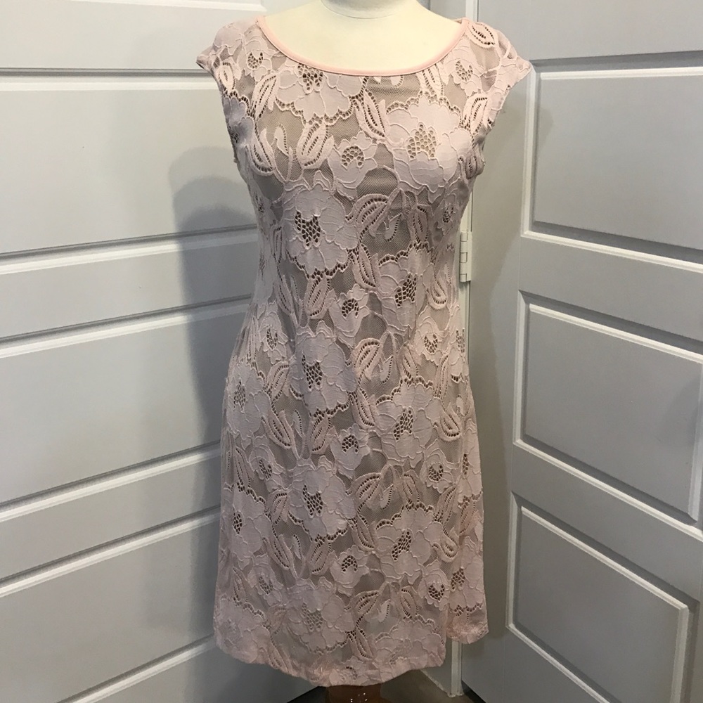 Blush Lace Dress